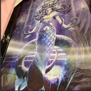 Picture in frame that changes anamorphosis mermaid fairy Angel wall art